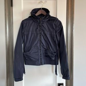 American Eagle Bomber Raincoat, Navy, Size M, GREAT CONDITION